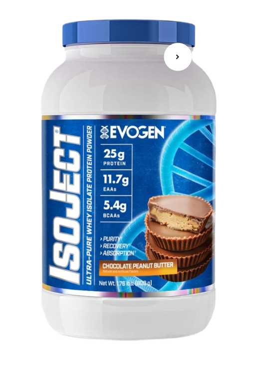 Evogen - IsoJect chokolade jordnøddesmør + 800 g