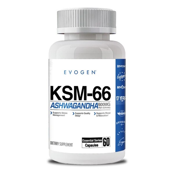 Evogen - KSM-66 Ashwagandha + 60 kapsler