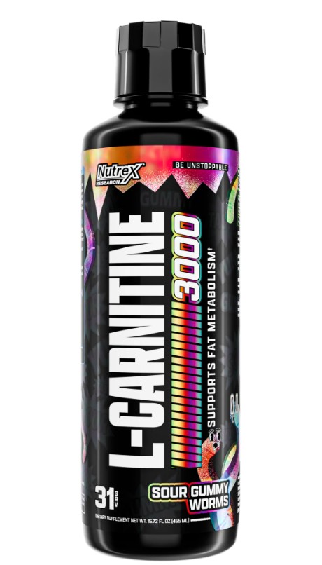 Nutrex - L-karnitin 3000, Surgummivormer + 465 ml
