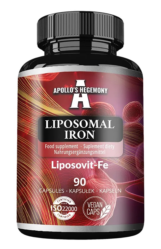 Apollo - liposomalt jern + 90 vegetabilske kapsler