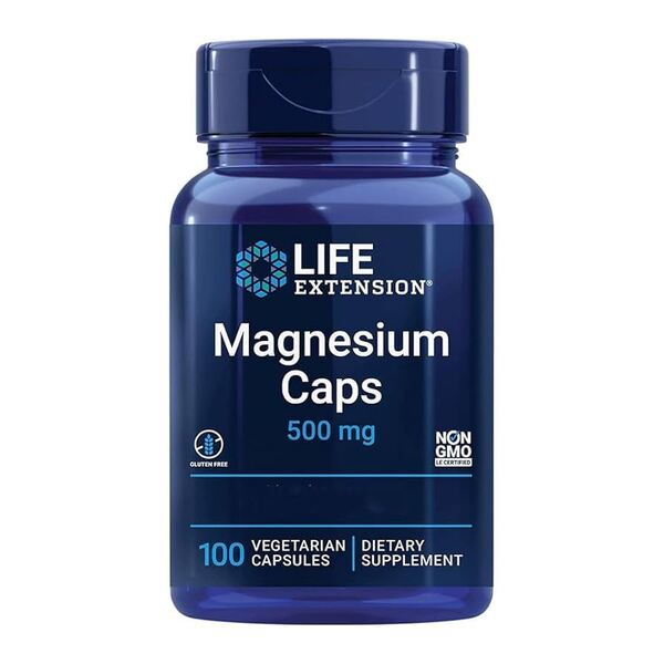 Life Extension - Magnesium kapsler + 500 mg - 100 vegetariske kapsler