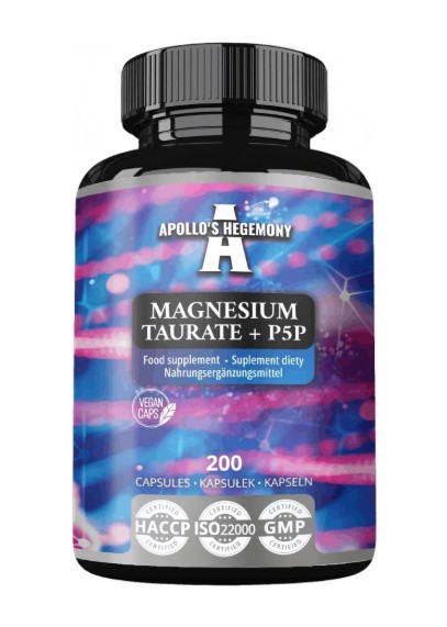 Apollo's Hegemony - Magnesium Taurate + P5P + 200 kapsler