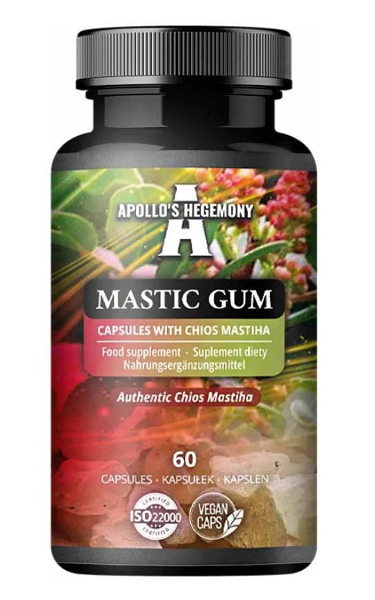 Apollo's Hegemony - Mastikgummi med Chios Mastiha + 60 vegetabilske kapsler billede
