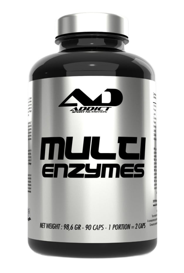 Addict Sport Nutrition - Multi Enzymer + 90 kapsler