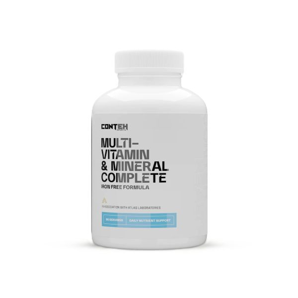 Conteh Sports - Multivitamin og mineral komplet + 180 kapsler