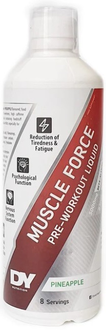 Dorian Yates - Muscle Force flydende pr�-workout Ananas + 500 ml Dorian Yates - Muscle Force flydende pr�-workout Ananas + 500 ml