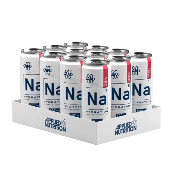 Applied Nutrition - Na11 Hydration Cans, frosne bær + 12 x 330 ml