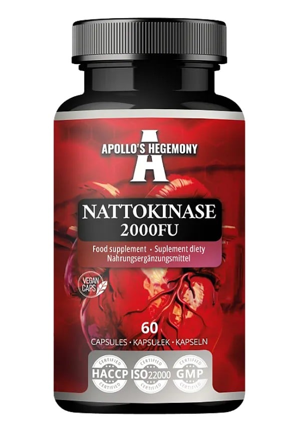 Apollo's Hegemony - Nattokinase 2000 FU + 60 kapsler