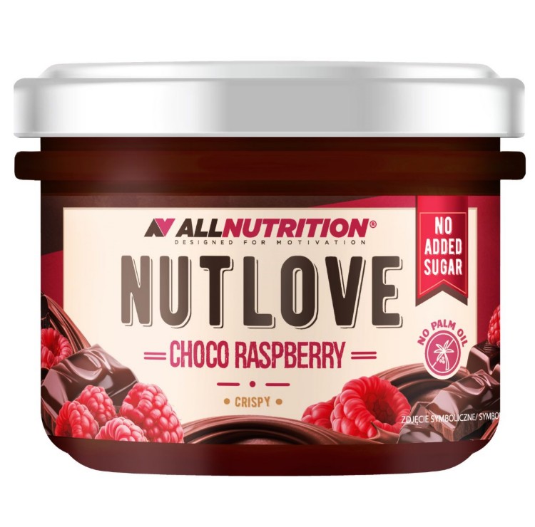 Allnutrition - Nutlove Chokolade Hindbær Sprød 200 g