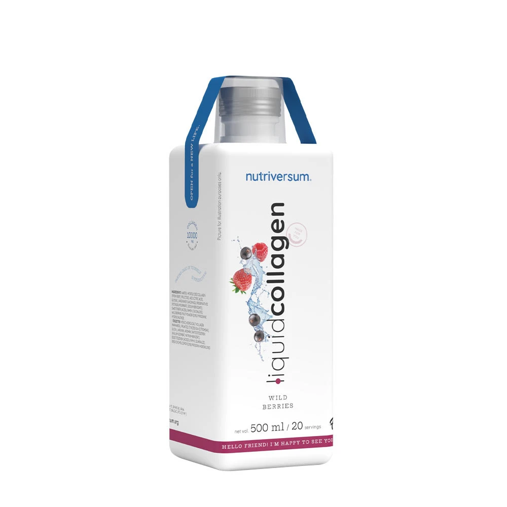 Nutriversum - Kollagenvæske med vilde bær + 500 ml