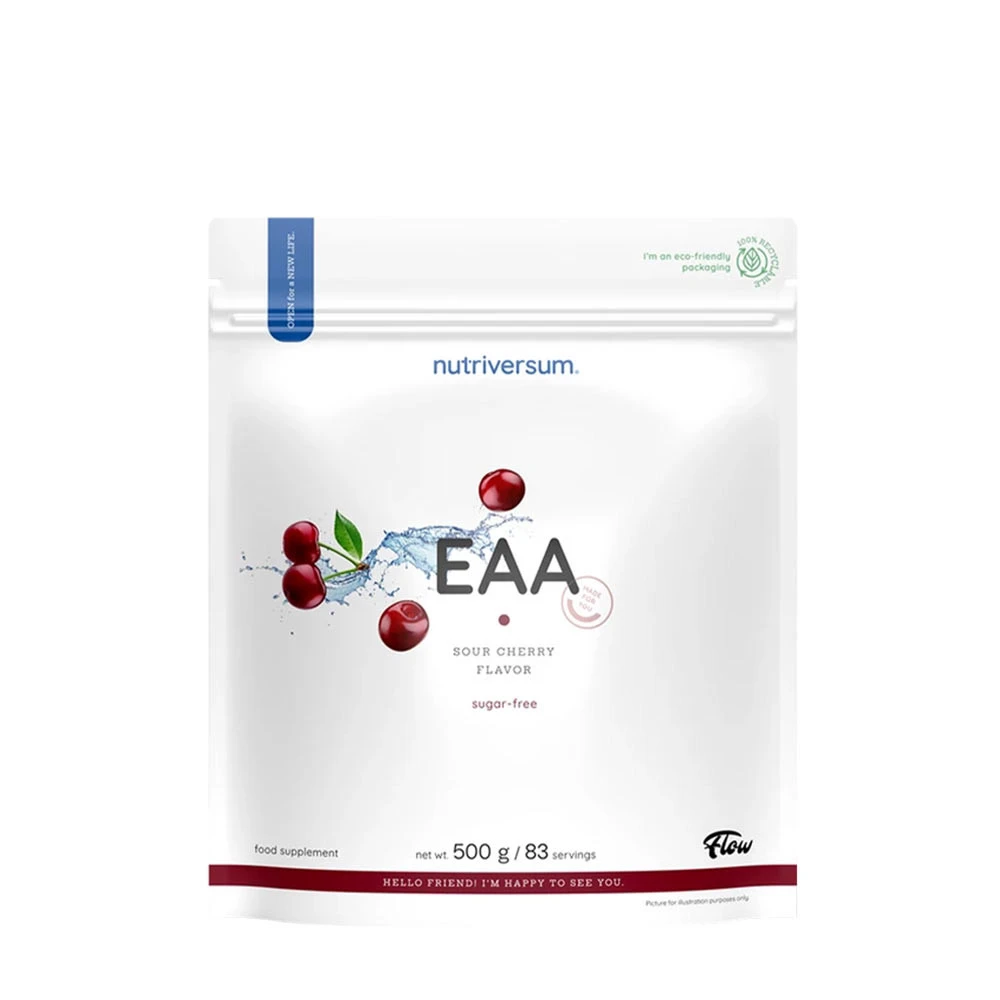 Nutriversum - EAA sukkerfri sur kirsebær + 500 g