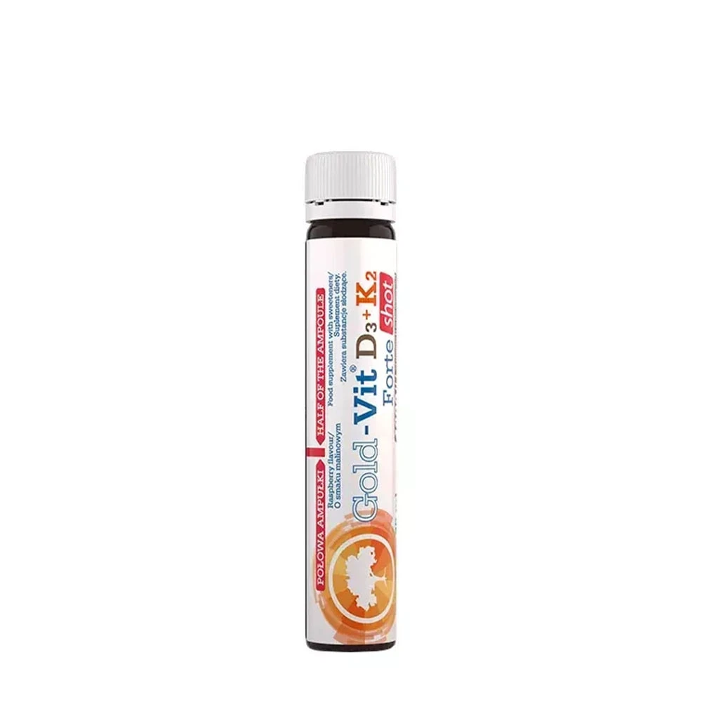 Olimp Labs - Gold-Vit D3+K2 Forte Shot (25 ml, hindbær)