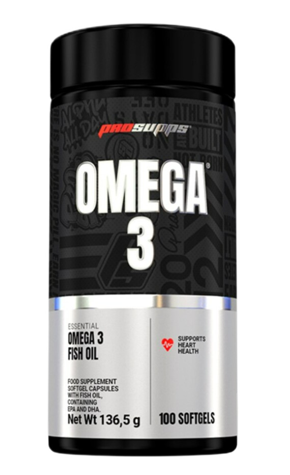 ProSupps - Omega-3 + 100 bløde gelkapsler