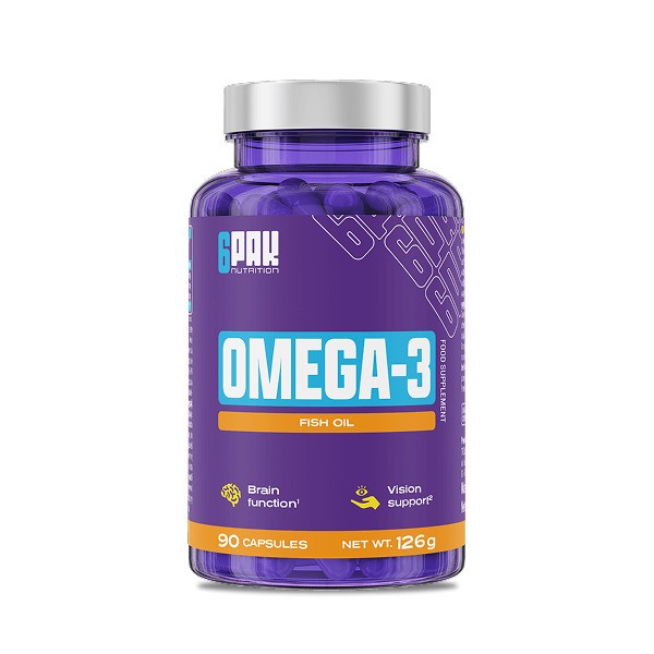 6PAK - Omega-3 + 90 kapsler