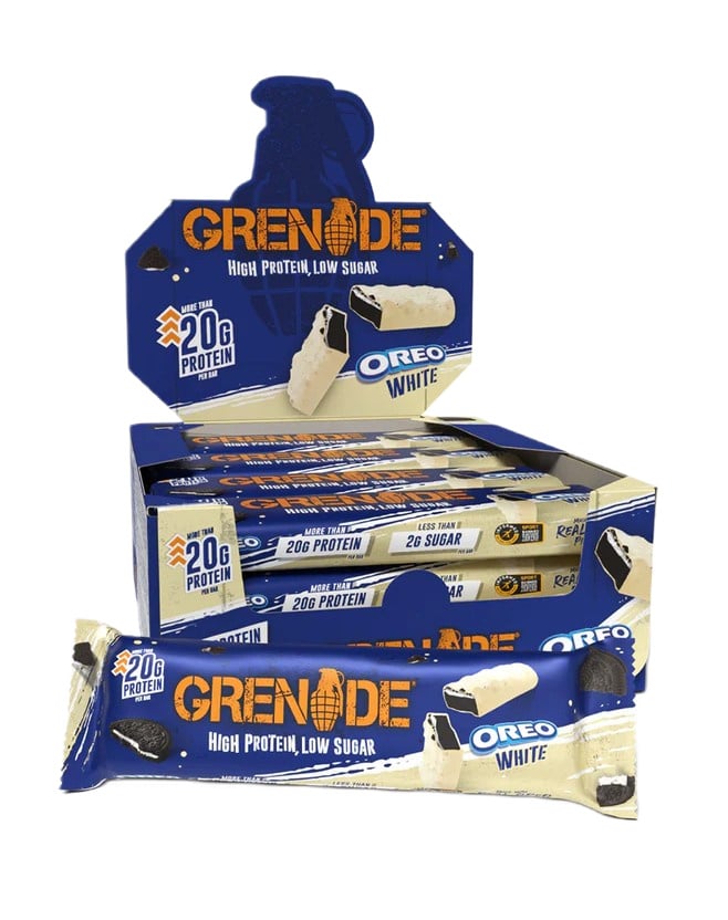 Grenade - Proteinbarer OREO White + 12 x 60 g