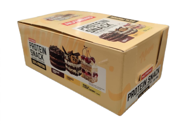 Nutrend - Proteinbar, Vanilje og surkirsebær + 30 x 40 g