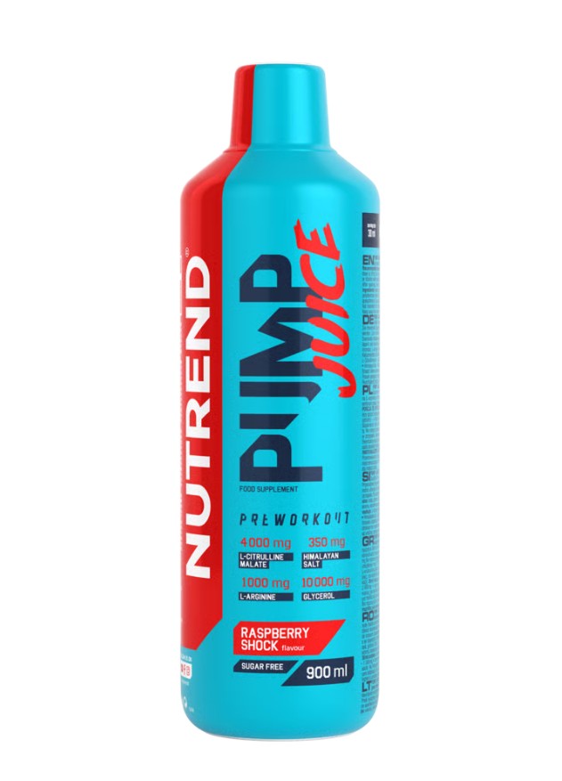 Nutrend - Pump Juice Hindbær Shock + 900 ml