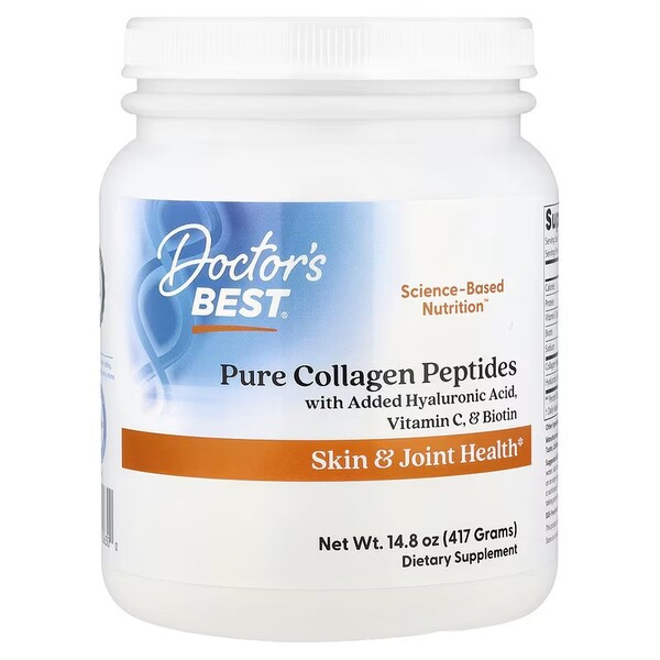 Doctor's Best - Ren kollagenpeptider + 417 g