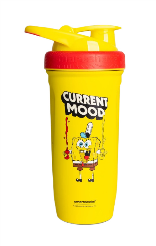 SmartShake - Reforce rustfrit stål SvampeBob Firkant + 900 ml billede