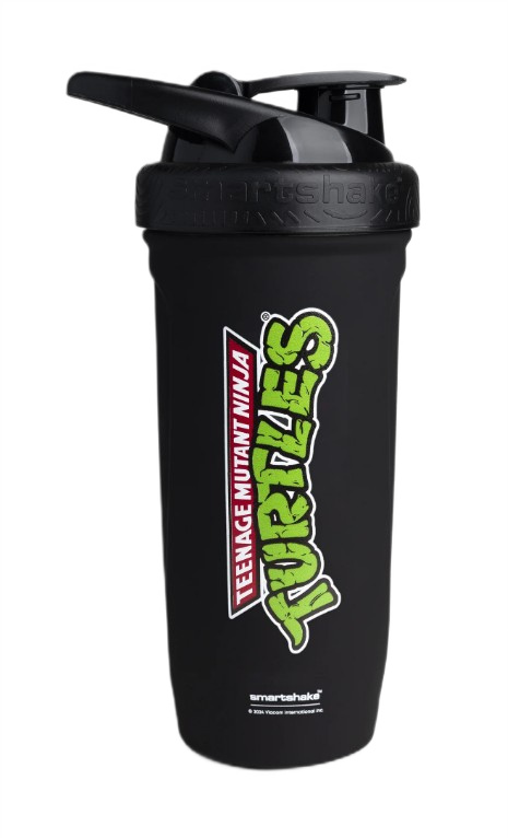 SmartShake - Reforge rustfrit stål TMNT, klassisk sort logo + 900 ml billede