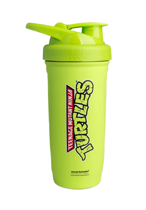 SmartShake - Reforce rustfrit stål TMNT, klassisk logo grøn + 900 ml billede