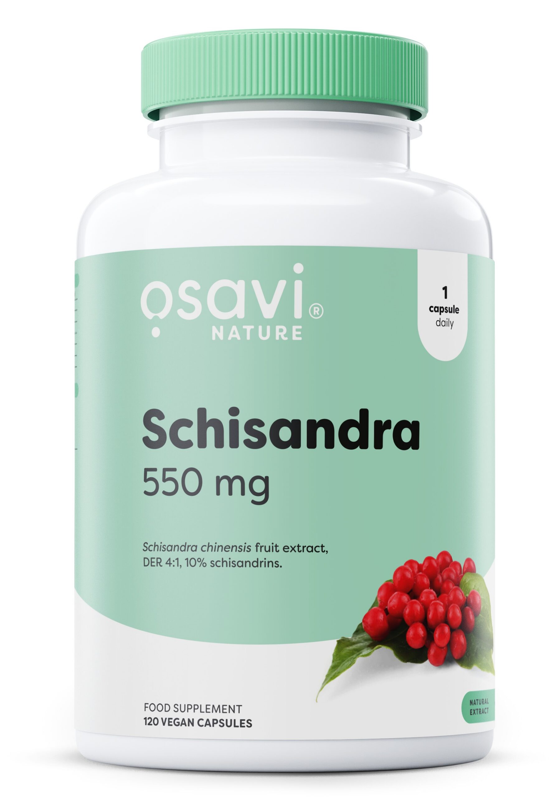 Osavi - Schisandra ekstrakt 550 mg + 120 veganske kapsler