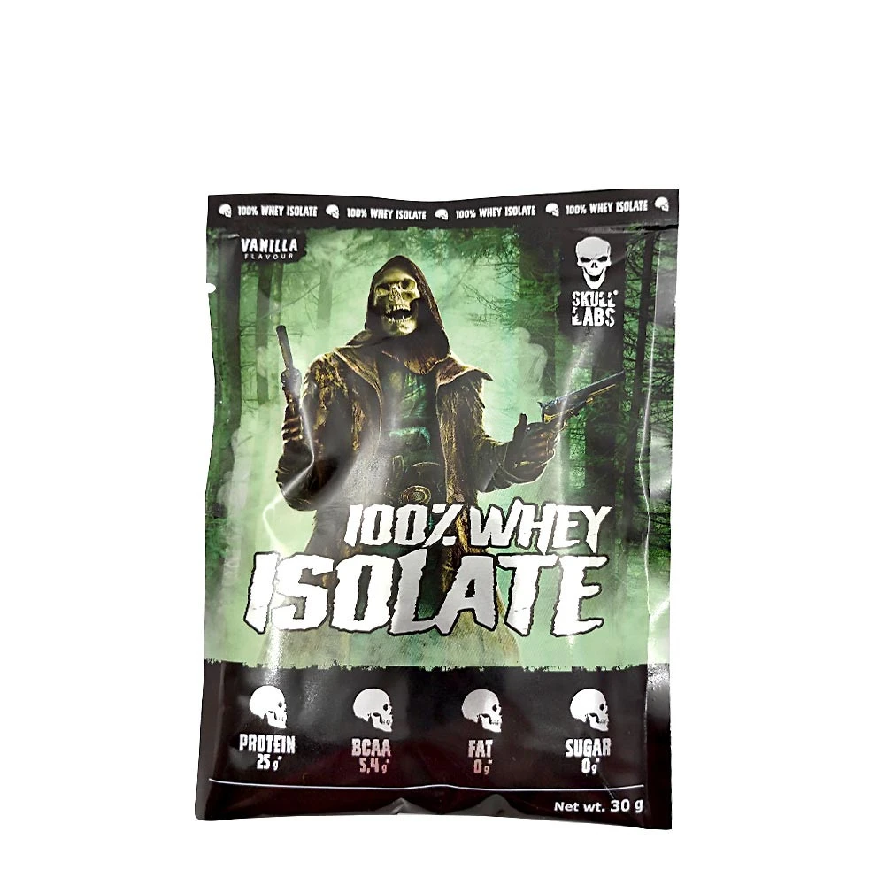 Skull Labs - 100% Whey Isolat Prøve + (1 stk, chokoladesmag)