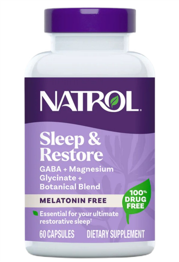 Natrol - Søvn og Genopretning melatonin-fri + 60 kapsler