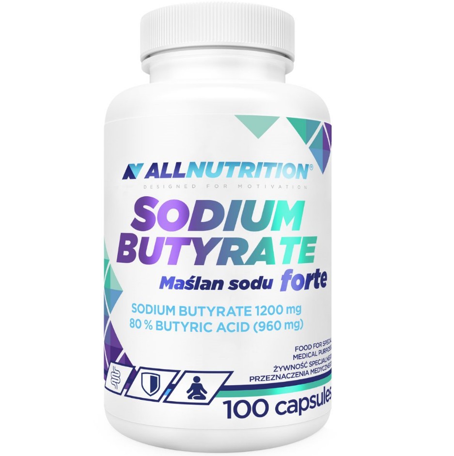 Allnutrition - Natriumbutyrat Forte + 100 kapsler