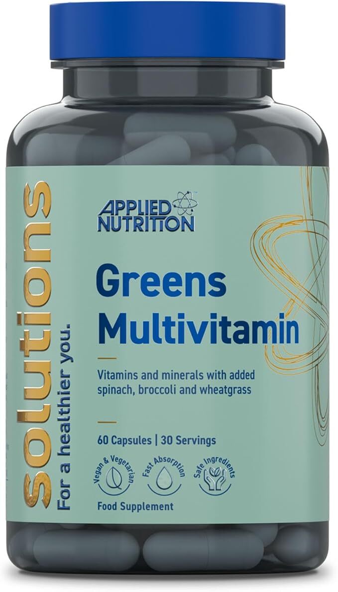 Applied Nutrition - Solutions Greens Multivitamin + 60 kapsler