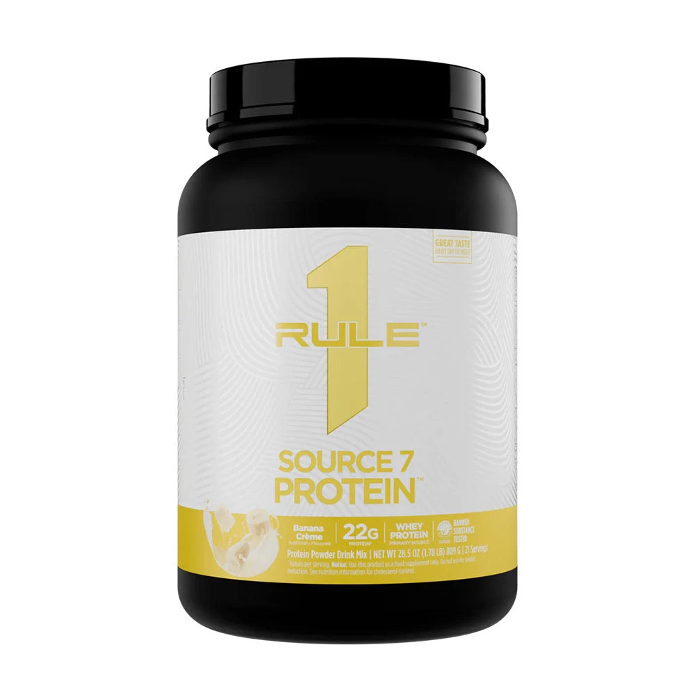 Rule One - Source7 Protein Banancreme + 809 g