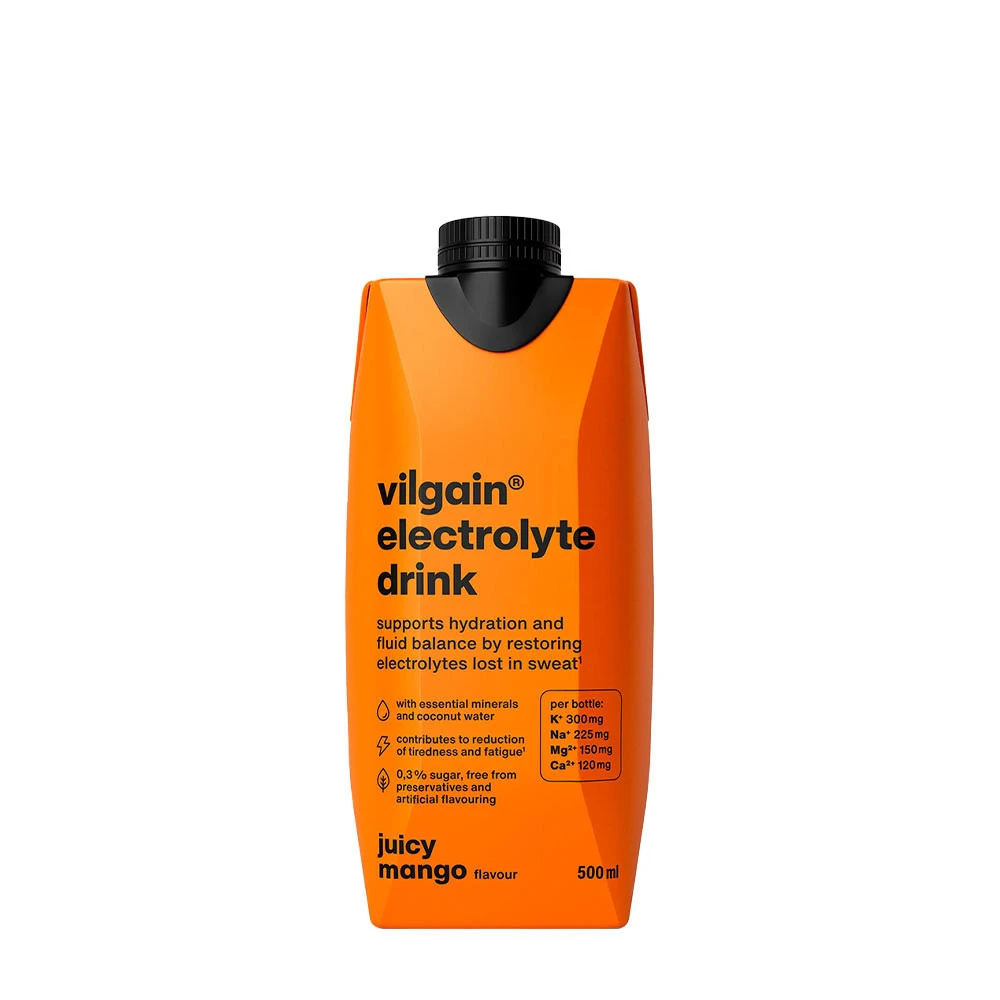 Vilgain - Elektrolytdrik - Juicy Mango + 500 ml