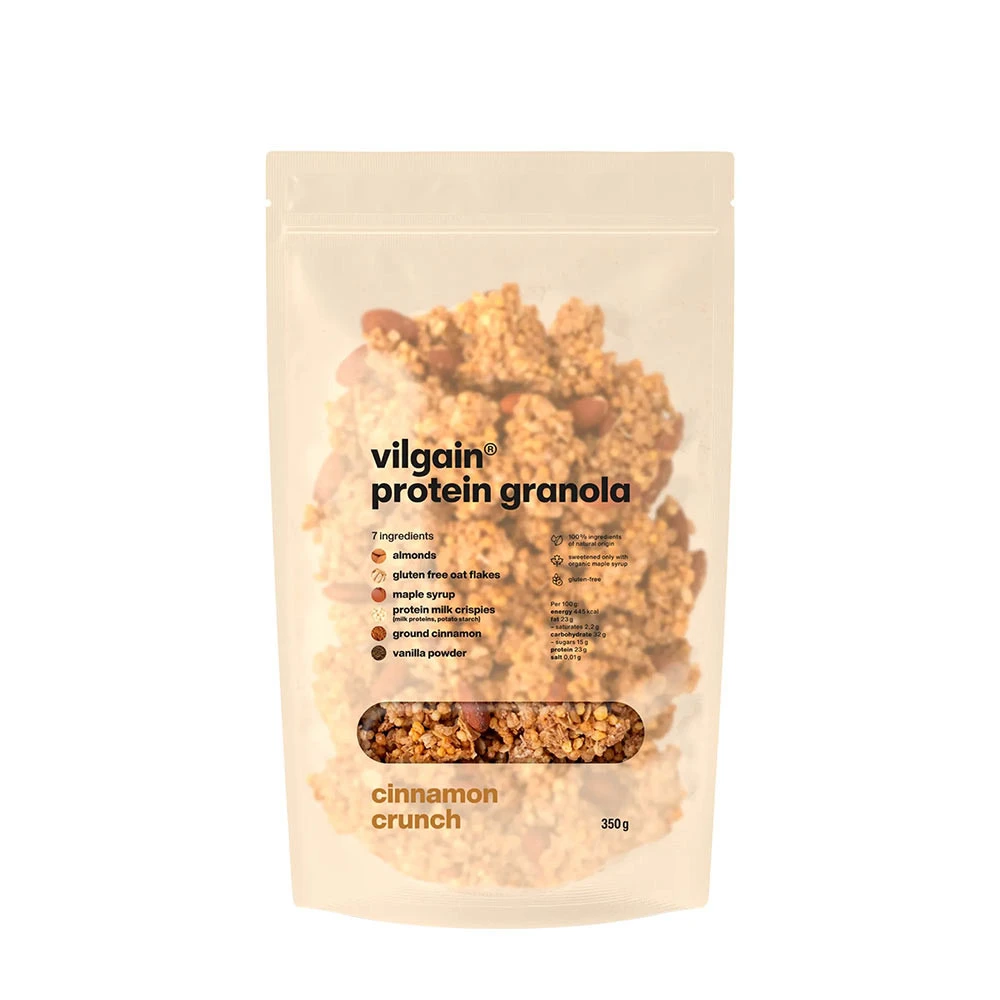 Vilgain - Proteingranola med kanelknas + 350 g
