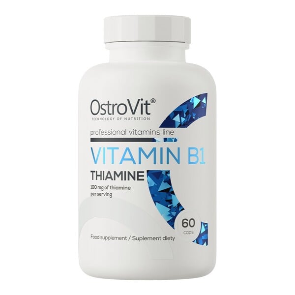 Ostrovit - B1-vitamin (thiamin) 60 kapsler