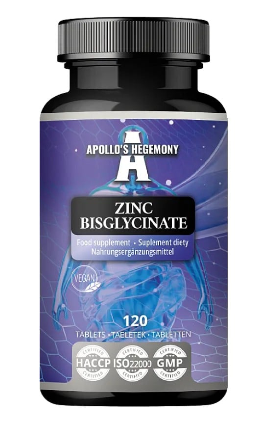 Apollo's Hegemony - Zink Bisglycinat 120 tabletter