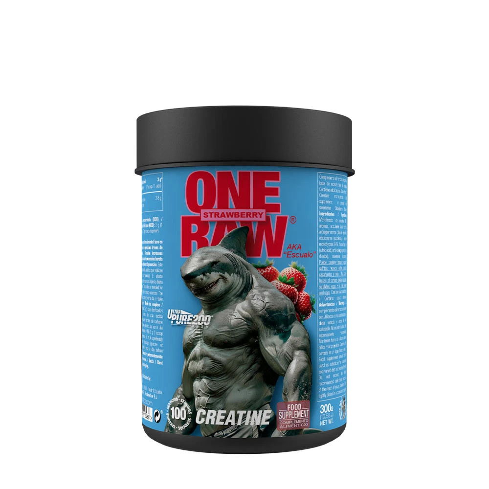 Zoomad Labs - One Raw Kreatin (300 g, jordbær)