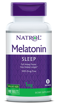Melatonin - 1 mg + 180 tabletter