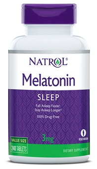 Melatonin - 3 mg, 240 tabletter