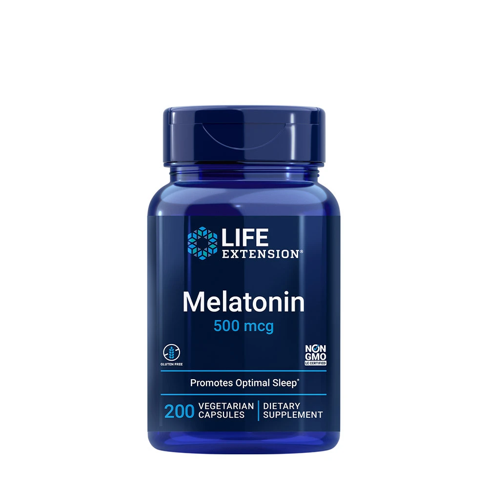 Melatonin - 500 µg - 200 kapsler billede