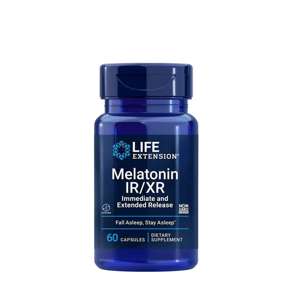 Melatonin IR/XR - 60 kapsler billede