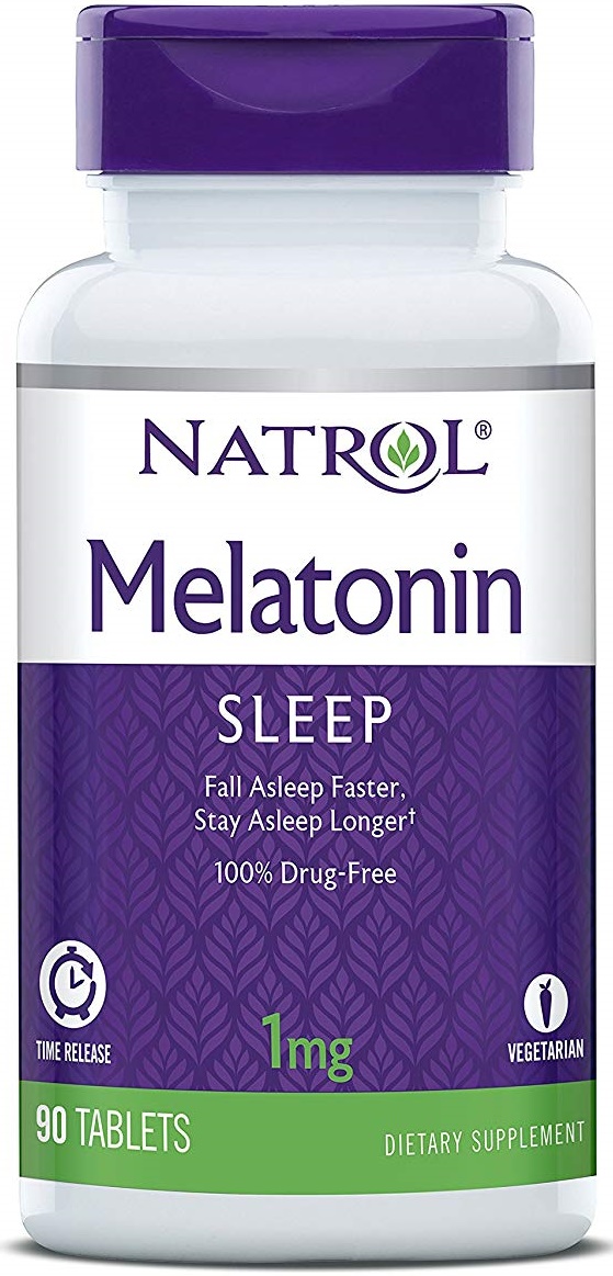 Melatonin - Langtidsfrigivende + 1 mg, 90 tabletter