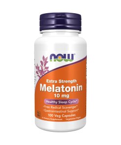 Melatonin - Ekstra styrke + 10 mg, 100 veganske kapsler
