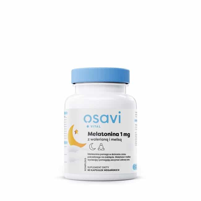 Osavi - melatonin 1 mg + 60 veganske kapsler billede