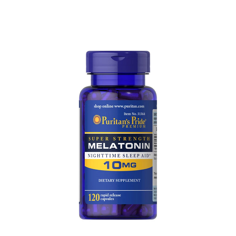 Puritan's Pride - Melatonin 10 mg, 120 kapsler