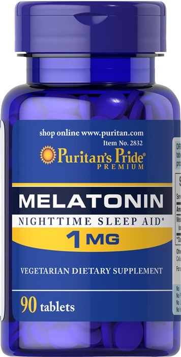 Melatonin - 1 mg + 90 tabletter billede