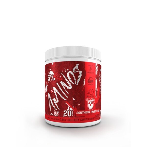 5% Nutrition - Aminos - Code Red, Southern Sweet Tea - 224g