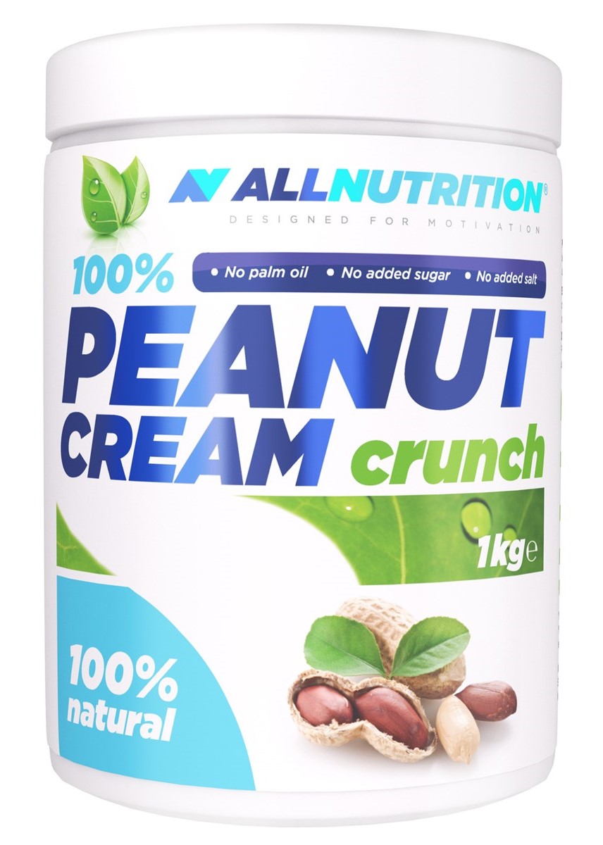 Allnutrition - 100% Peanut Cream, Crunch - 1000g