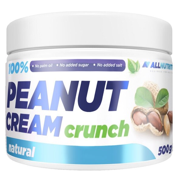 Allnutrition - 100% Peanut Cream, Crunch - 500g