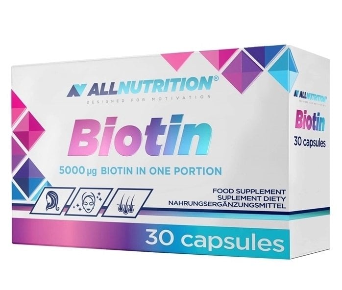 Allnutrition - Biotin, 5000mcg - 30 caps
