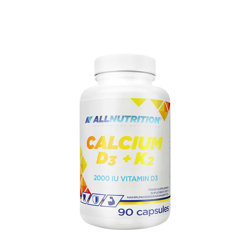 Allnutrition - Calcium D3 + K2, 90 kapsler